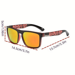 Vintage Polarized Square Sunglasses UV Protection