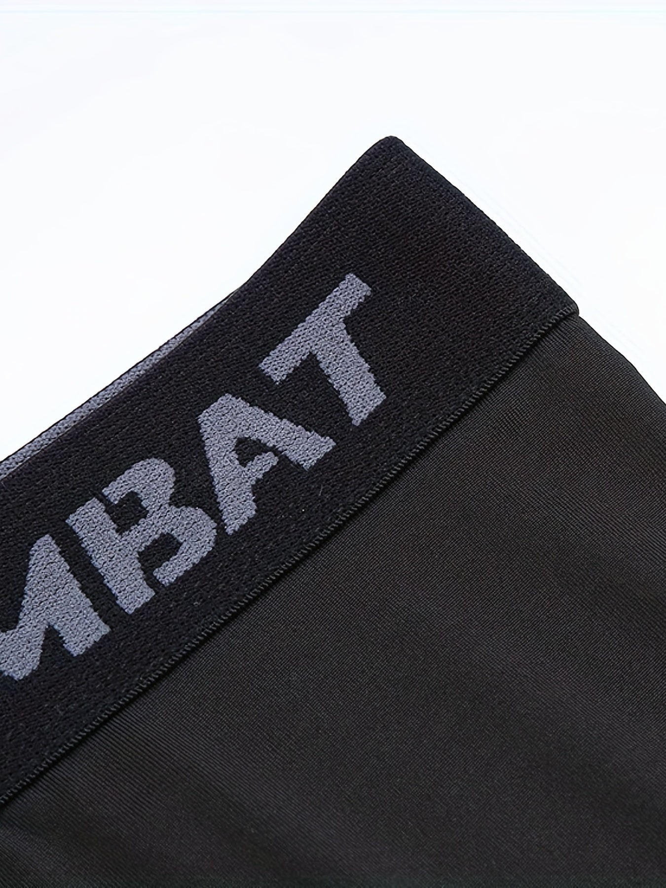 Men's Letter Print Waist Cycling Compression Shorts