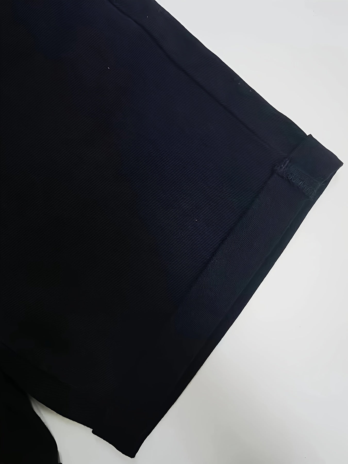 Plus Size Solid Button Fly Denim Shorts w/ Pockets
