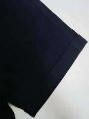 Plus Size Solid Button Fly Denim Shorts w/ Pockets