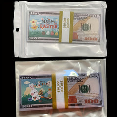 Easter Props Banknotes Bunny & Egg Role Play Decoration Party Supplies
