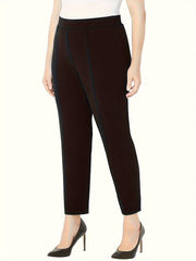  Elastic High Rise Trousers