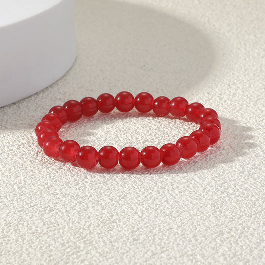 Colorful Hand String Elastic Beaded Women's Bracelet