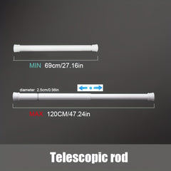 Telescopic Rod Strong Load-bearing Rob For Shower Curtain Clothes Drying