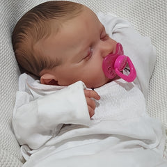 Hand Painted 3D Skin Reborn Baby Doll 19inch Perfect Gift