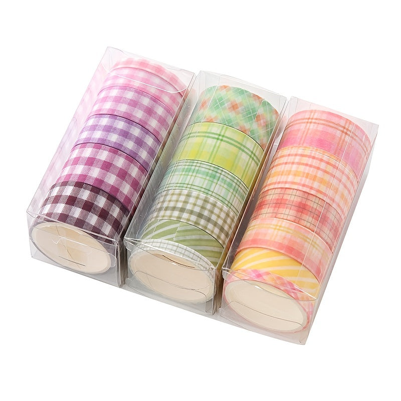 Geometric Pattern and Paper Tape Set DIY Stationery Stickers