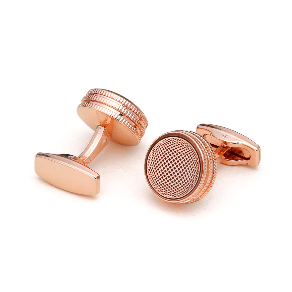 Men's Rose Round Cufflinks XK21S006