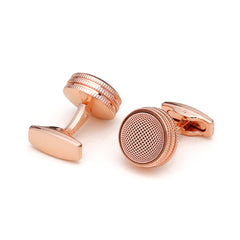 Men's Rose Round Cufflinks XK21S006