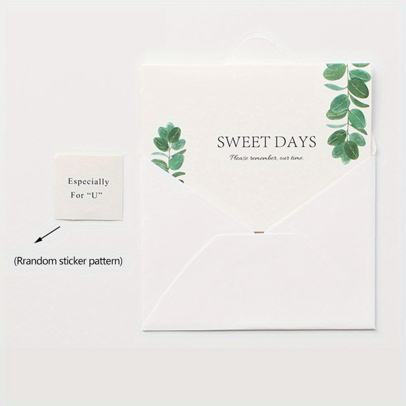 1pc Baby Birthday Blessing Thank You Postcard Handwritten