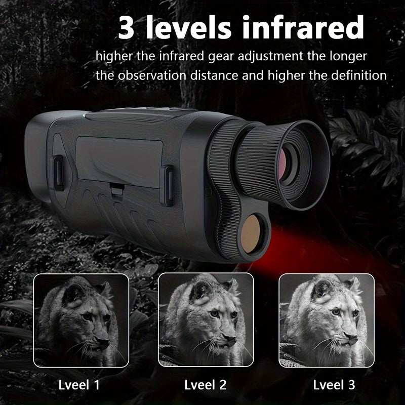 1080p HD Digital Night Vision Monocular With Optical Zoom