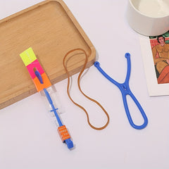 Children's Luminous Toy Slingshot Light Flying Arrow Small Toy