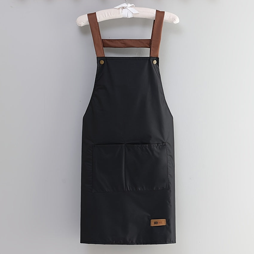 Waterproof Kitchen Apron with Big Pocket