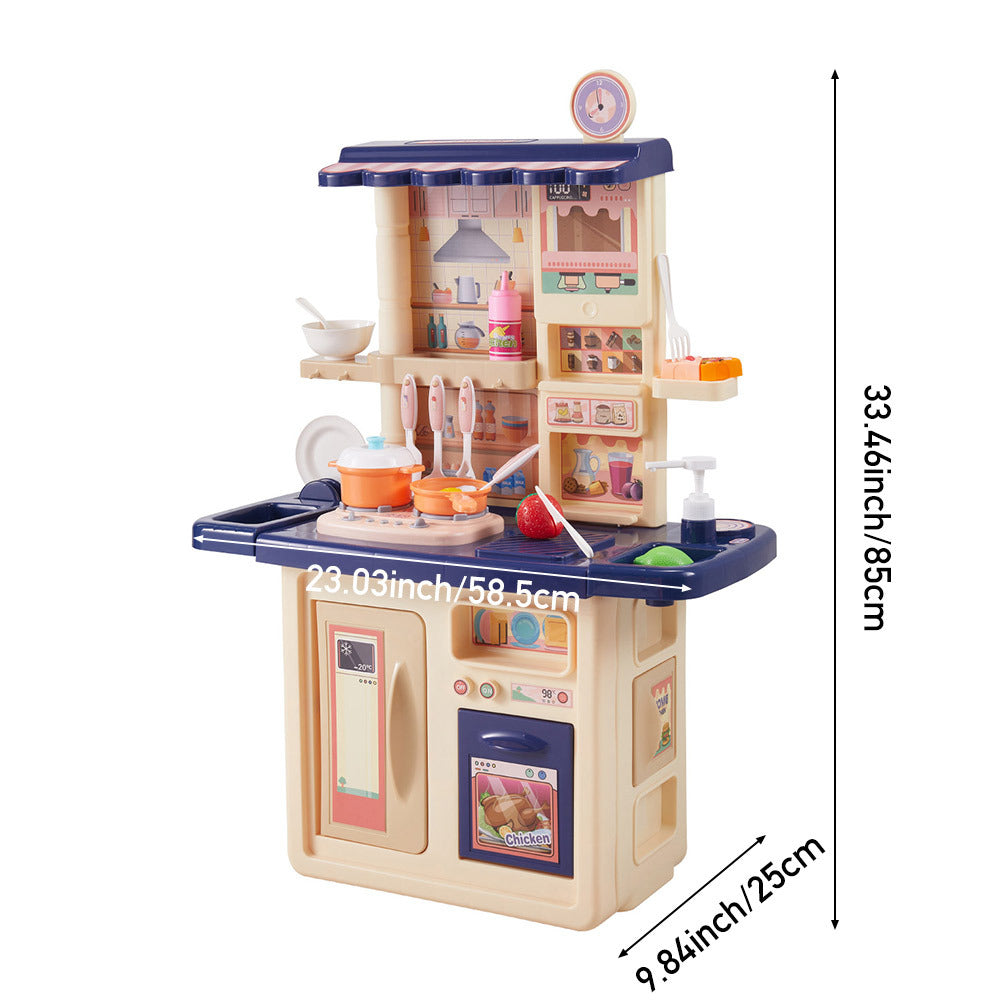Interactive Kitchen Playset with Stove and Utensils - Realistic Design