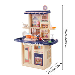 Interactive Kitchen Playset with Stove and Utensils - Realistic Design