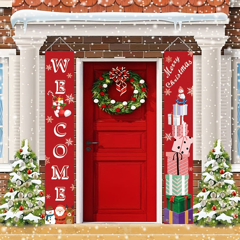 Christmas Porch Signs Party Decorations Indoor Outdoor