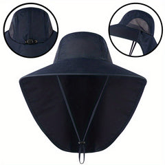 Outdoor Bucket Hat Men's Women's Summer Sunscreen UV Protection Fishing Hat