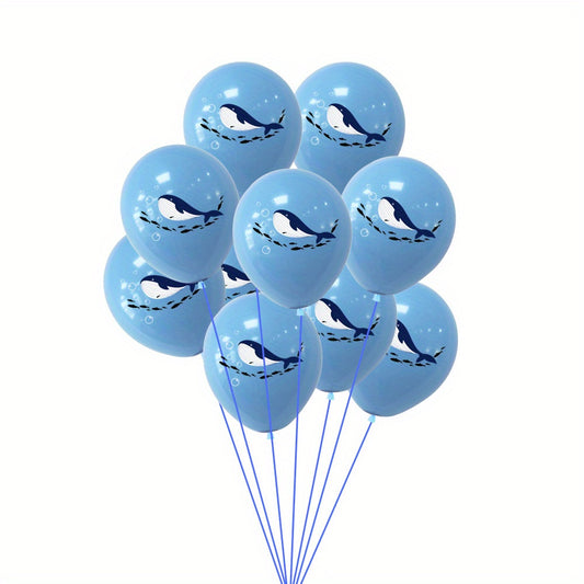 10pcs Whale Decoration Balloons for Ocean Party