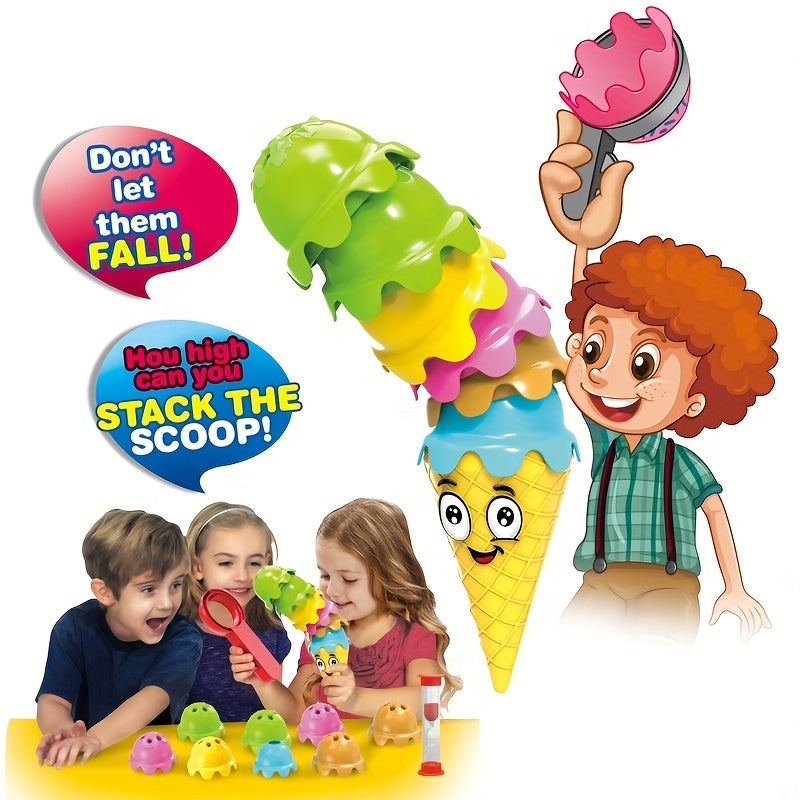 Balance Stacking Ice Cream Game Toy
