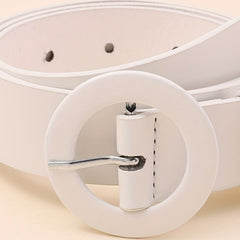 2pcs Round Pin Buckle Belt for Women