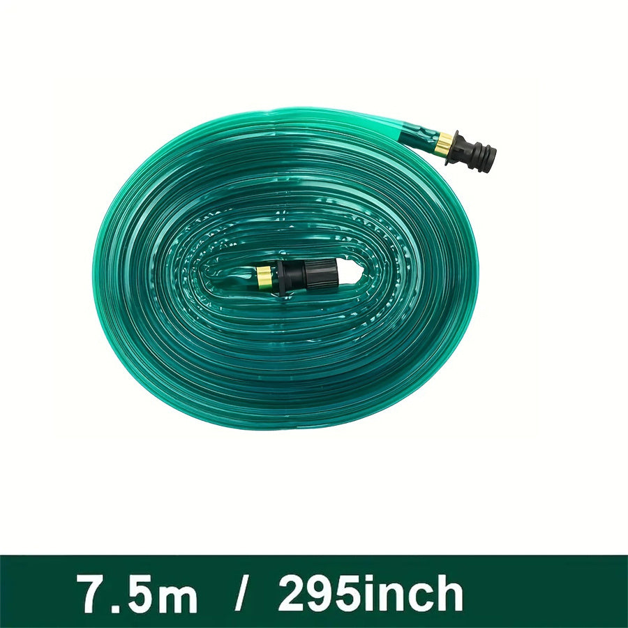 Flat Soaker Hose Garden Lawn Sprinkler Drip Irrigation Tubing