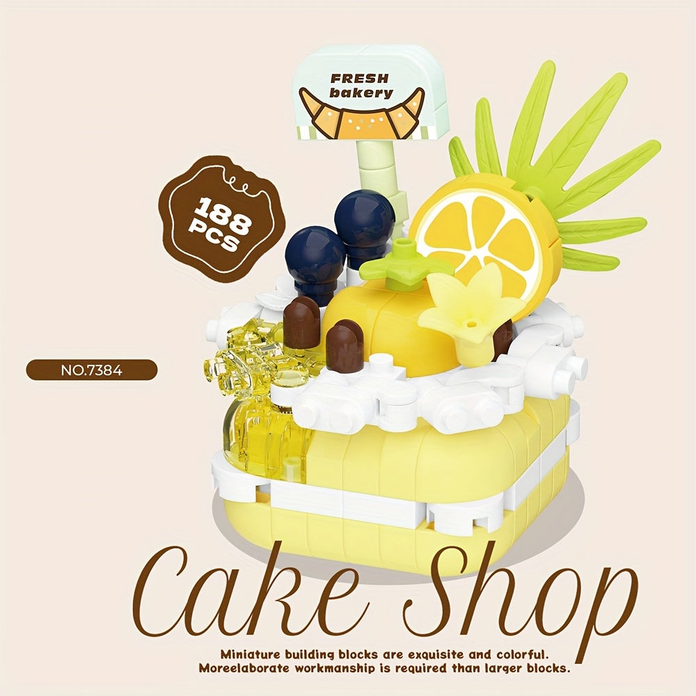 Novel Dessert Model Assembly Toys for Ages 8+