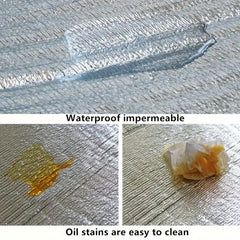 Outdoor Double sided Aluminum Foil Mat Waterproof Heat Resistant Mat