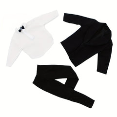 Formal Wedding Suit for 11 8 Inch Dolls with Jacket Coat Shirt Trousers