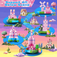 Princess Castle Garden DIY Creative World Building Toy