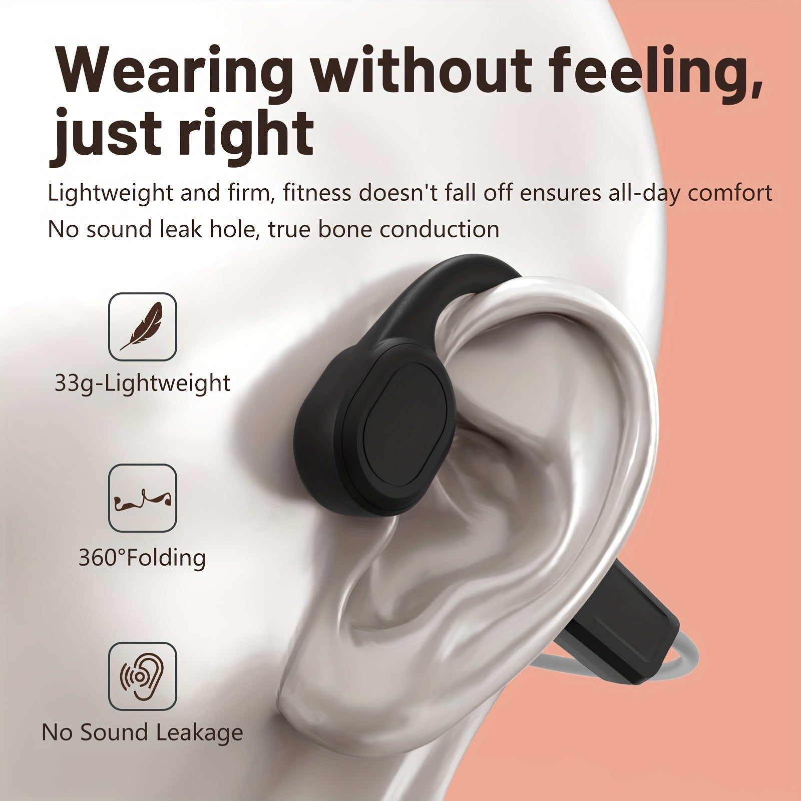 Wireless Bone Conduction Sport Headphones