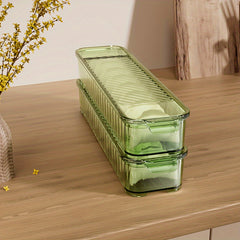 Food Draining Box Transparent Storage Case Thickened Fresh Keeping Box