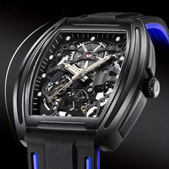 Men's Multicolor Alloy Luminous Mechanical Watch