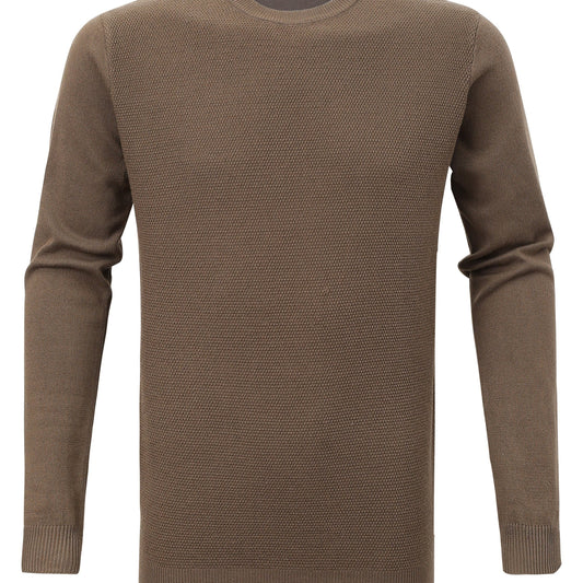 Men's High Stretch Crew Neck Pullover Sweater