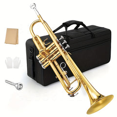 KALUOLIN TR8335 Professional B flat Trumpet Brass Lacquered Instrument