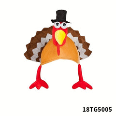 Funny Thanksgiving Turkey Series Hat Moving Top Hat Dress Up Costume