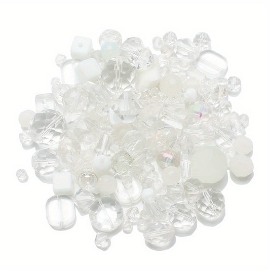 45g Crystal Glass Beads Set - DIY Jewelry Making Accessories