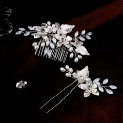 Vintage Style Hair Clips with Bow for Weddings