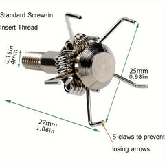 6pcs Traditional Bowfishing Accessory Set with Storage Case