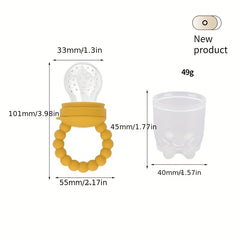 4pcs Baby Fruit Feeder Pacifier Fresh Food Supplement Toy