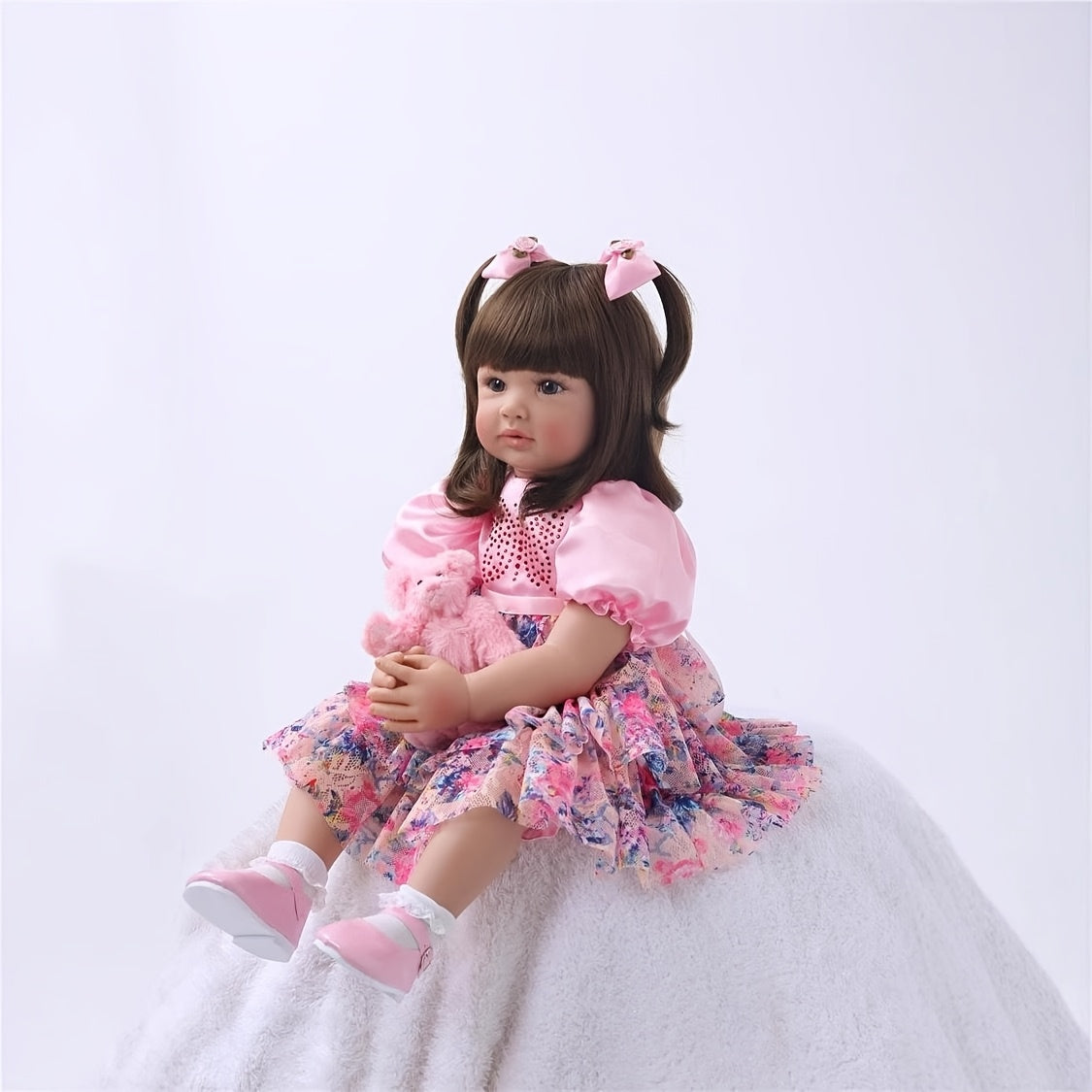 24" Doll with Vinyl Body & Realistic Hair