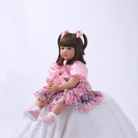 24" Doll with Vinyl Body & Realistic Hair