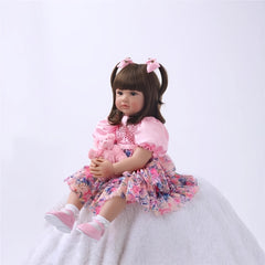 24" Doll with Vinyl Body & Realistic Hair