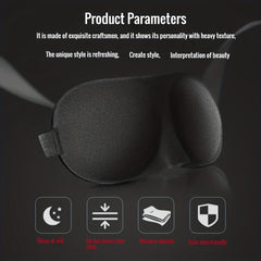 Contoured Cup Sleeping Mask & Blindfold Molded Night Sleep Eye Mask