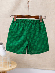 Boys Comfortable Creative Shorts for Summer Outdoor