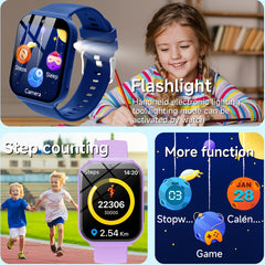 SIMSONPRO Youngsters Smart Watch with Touch Screen Camera Flashlight