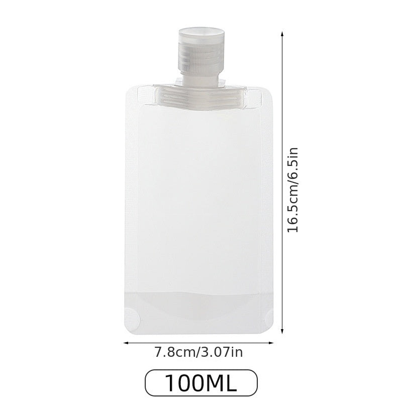 3pcs Travel Lotion Sub Bags Leak Proof Refillable Empty Pouches