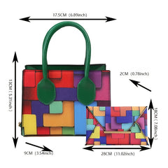 Casual Faux Leather Square Crossbody Bag for Women