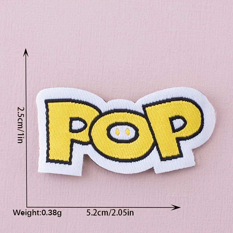3PCS DIY 3D Letter Decoration Patches For Girls - Sew/Iron On Functional Patches