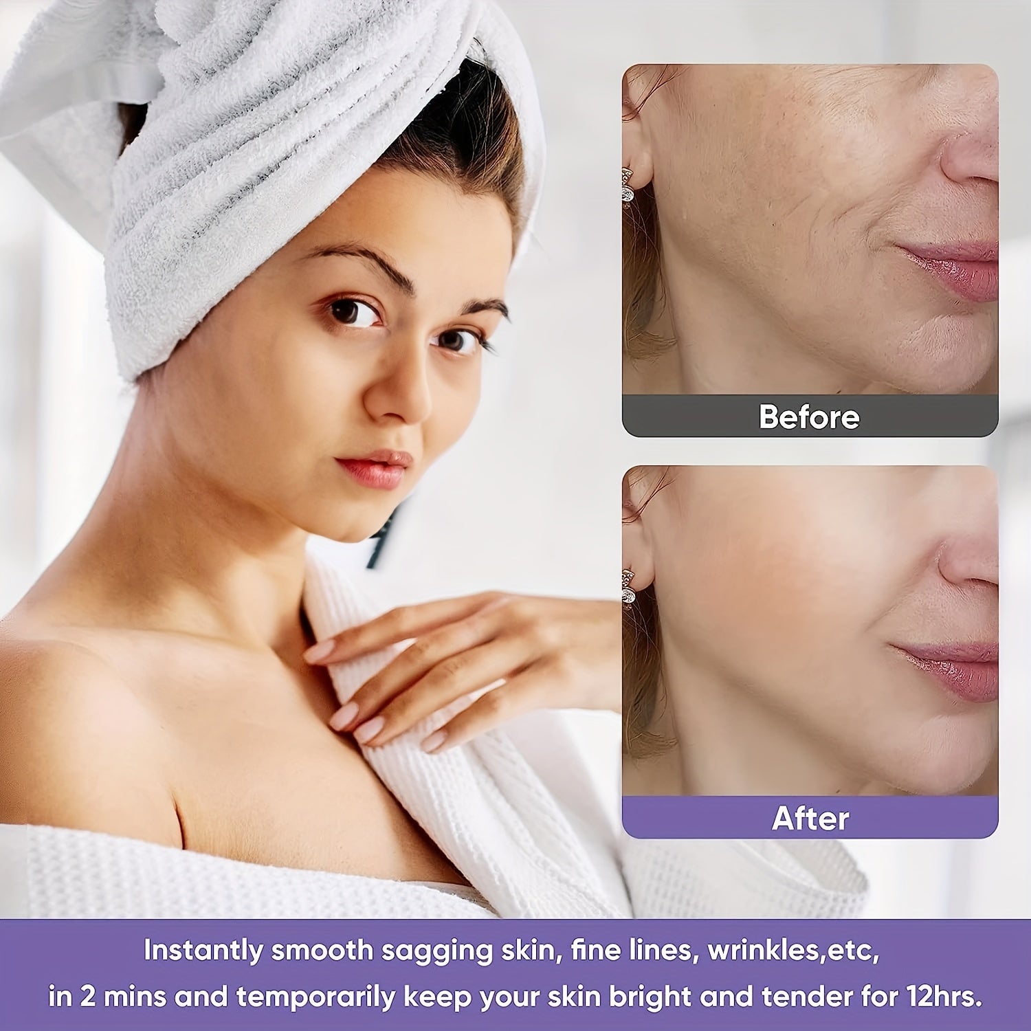 Instant Face Lift Cream Tighten Firm Sagging Skin 1.76 Oz