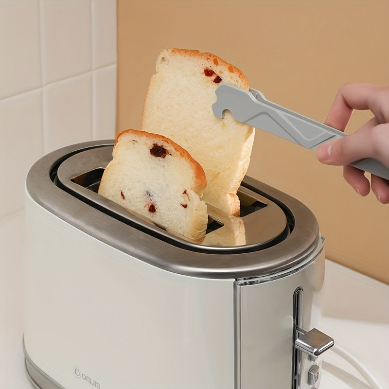 Toaster Tong Oven Rack Push Pull Stick Grill Kitchen Tongs Multifunctional