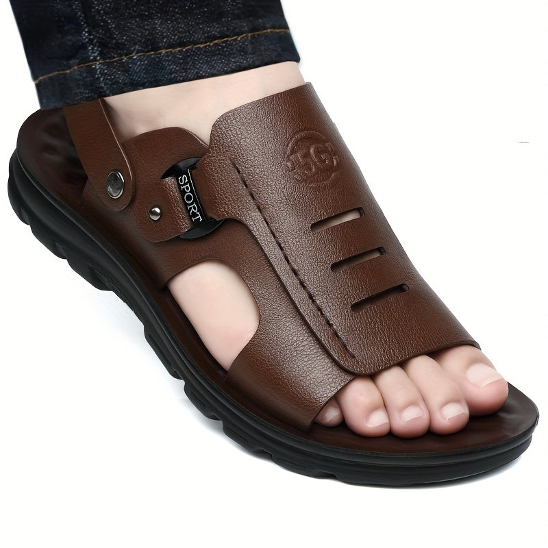 Men's Open Toe Rubber Sole Outdoor Casual Sandals
